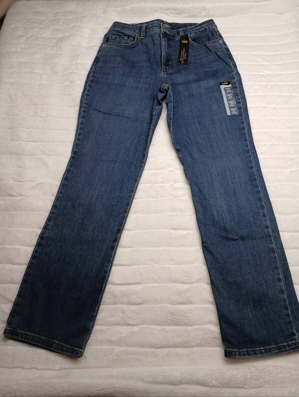Lee Ellis Jeans Womens 10 Short High Rise Straight Leg NWT